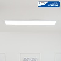 울트라 LED 엣지 평판조명 1285x320 50W 무타공 주방등