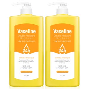 1+1 바세린 바디로션 대용량 1000ml 2개 데일리 고보습 보습제 살냄새
