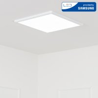 울트라 LED 엣지 평판조명 450x450 40W 무타공 방등