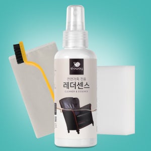 레더센스 천연 가죽클리너 150ml 흰색 가죽가방 가죽소파 닦는법
