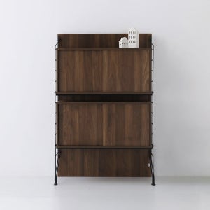 이지보 HERO 팬트리 수납장 ezb009 79x37x121, 3단, 코코아월넛 1397.7445