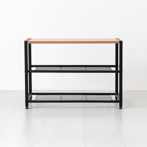 MOBLAC 매쉬선반 3단 630430 블랙