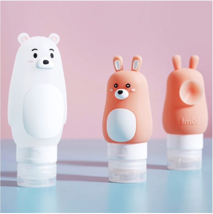 휴대용 실리콘 공병 여행용 화장품 용기 리필 튜브 소분