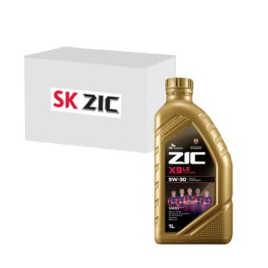 SK엔무브 지크 X9 LS 5W30 1박스 (100% 합성유 디젤용, 1L x 12개)