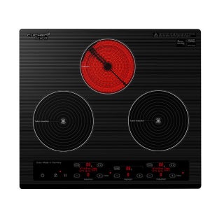 쿠첸 하이브리드 CIRS3210FLBS 3구 전기쿡탑 인덕션 리모델링