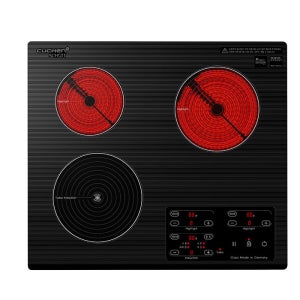 쿠첸 CIRE3110FLBS 하이브리드 3구 전기쿡탑 주방 인덕션