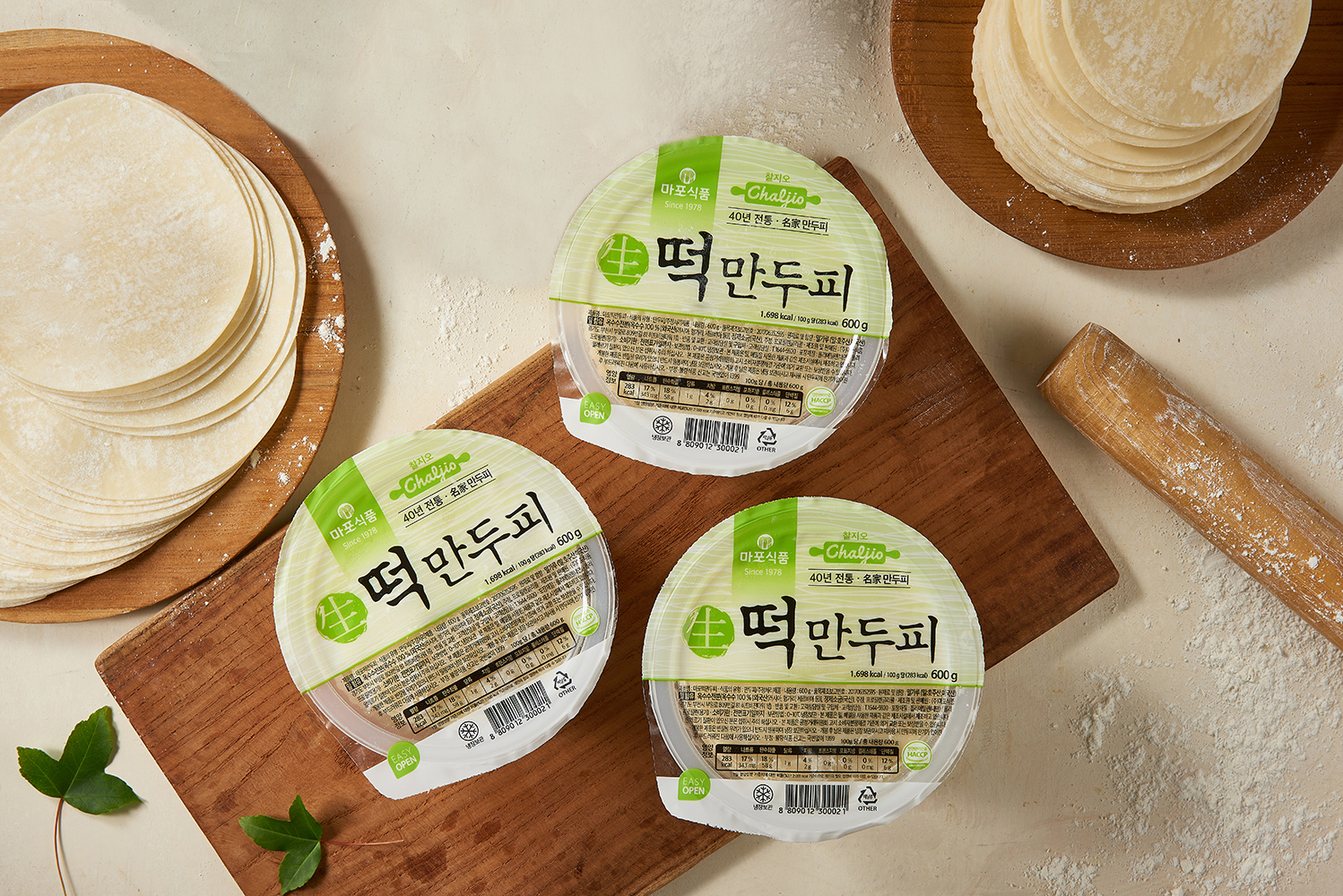 마포식품 떡만두피 제품 이미지