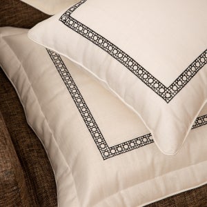 샤릭 화이트 블랙 여름방석커버(쿠션커버/등받이 추가구매 가능)