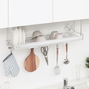 에넥스 고급형 슬림 주방 정리 싱크대 선반 800 부착식 싱크 설거지 그릇 선반