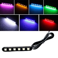 오토바이 6 LED 싸이키 파박이 개당판매 /스트로브 12V LED 6구깜빡이 블루