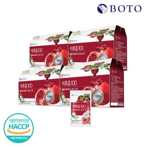 보뚜 석류즙 100 80ml 30포, 4개