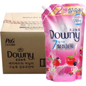 다우니 섬유유연제 목련과 베리 리필 1.6L 6개
