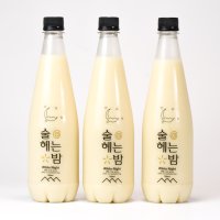 두루전통양조 술헤는밤 8도 730ml x 3병 무첨가 막걸리