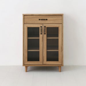 레탄토 서랍문 수납장 CHM9060 600x400x900mm, 2단, 캄포어베니어 5747.6427