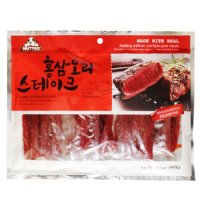 [다푼다] 뉴트리오 애견간식 홍삼오리스테이크 400g / 강아지간식