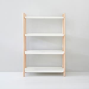 GRUET 선반 905 넓은 905x380x1351mm, 4단, 화이트 8399.2321