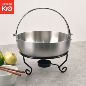 스텐 샤브샤브 냄비 경질 인덕션 통3중 삼중
