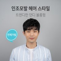 시스루 댄디볼륨펌 전체가발 트렌디한 남자 패션가발