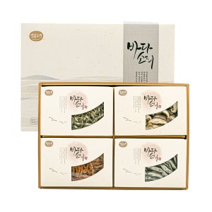 [바다소리] 남해안 멸치 표고 꽃새우 감사10호 건어물 명절 선물세트 멸치선물세트 건표고