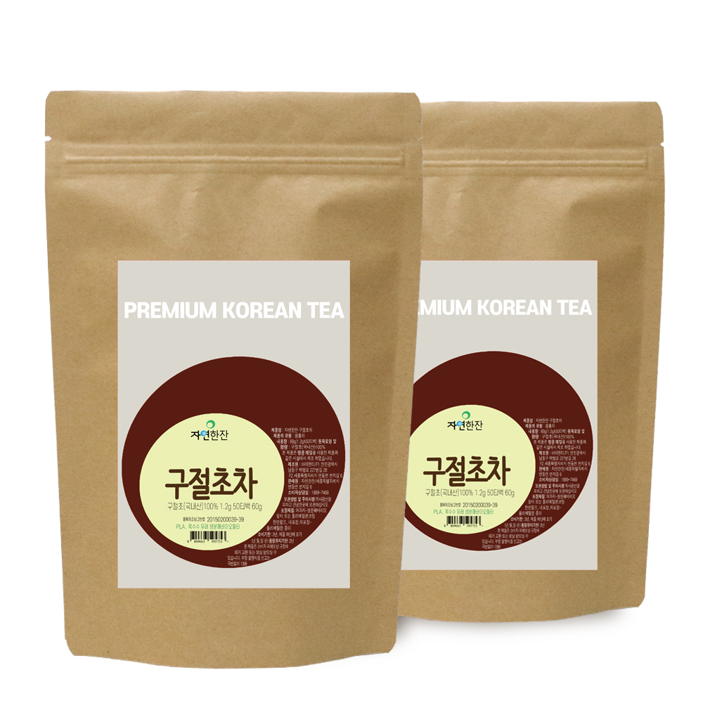 자연한잔 구절초차 1.2g 50개입 1+1 총100티백
