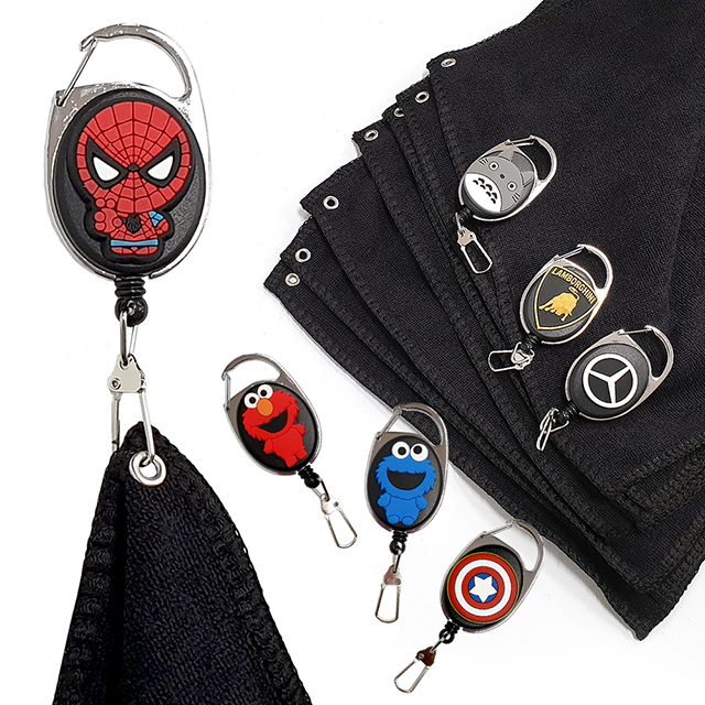 인싸2탄 릴와이어 골프수건 볼마커 세트 고급 골프공타올 /캐릭터 볼마크