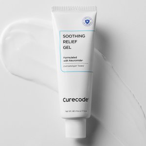 큐어코드 수딩 릴리프 젤 크림 속건조 수분 진정 80ml, 1개