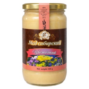 시베리아 꽃꿀 러시아 알타이 토종 야생화 숙성 수입 자연산 천연 벌꿀 500g, 1개