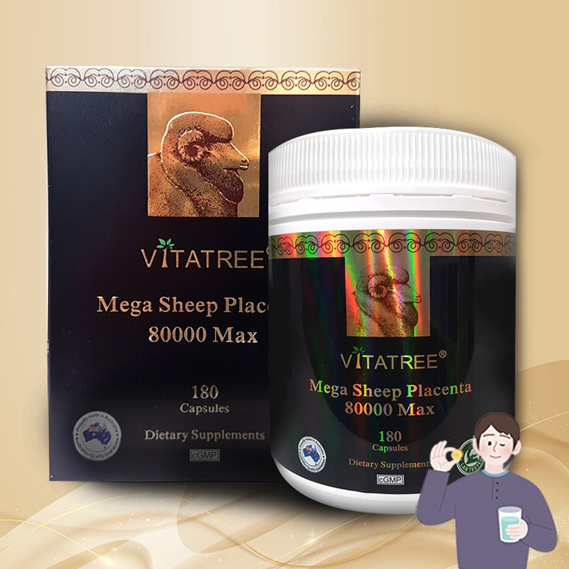 비타트리 호주 <b>양태반 80000mg</b> 플라센타 고함량 180캡슐