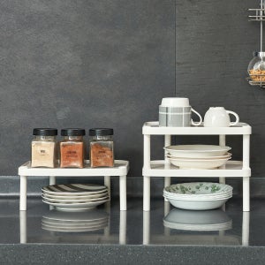 접시선반 그릇정리대 1+1