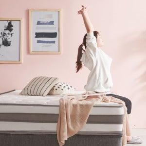 헤이몰리 라포즈 본넬 20T CL라텍스 봉합매트리스 Q