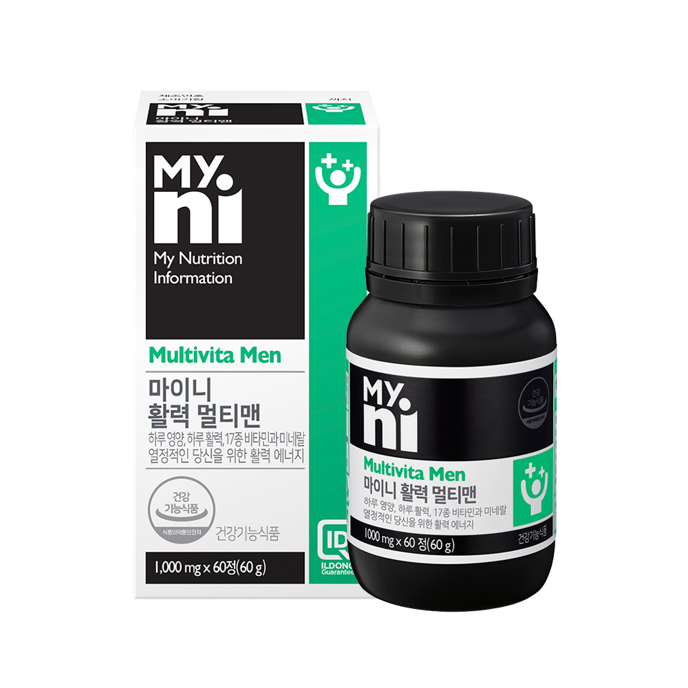 마이니 종합비타민 활력 멀티맨 60정, 1개