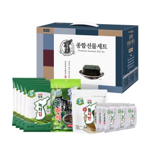 지도표 성경김 선물세트 종합D호 녹차 전장김 재래 조미김 도시락김