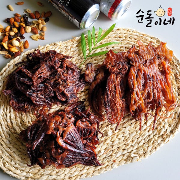 순돌이네 오징어 통통 까망 납작 오다리 숏다리 300g