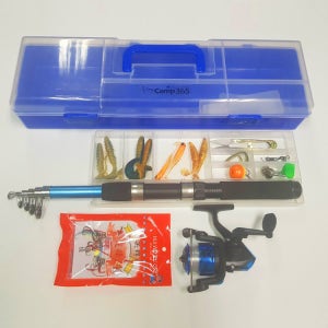 캠프365 입문자 루어낚시 21종 세트 초보 바다낚시용