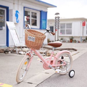 엘도라16핑크 도쿄나인 어린이 자전거 5세 6세 7세 보조바퀴 까지 완벽무료조립 바구니무료