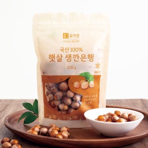 국산 생깐은행 200g x 5개 영양밥 삼계탕 재료 술안주 영양간식 잡곡