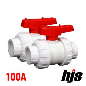 PVC 산업용 트루 유니온 볼밸브 100A (밸브 100mm)