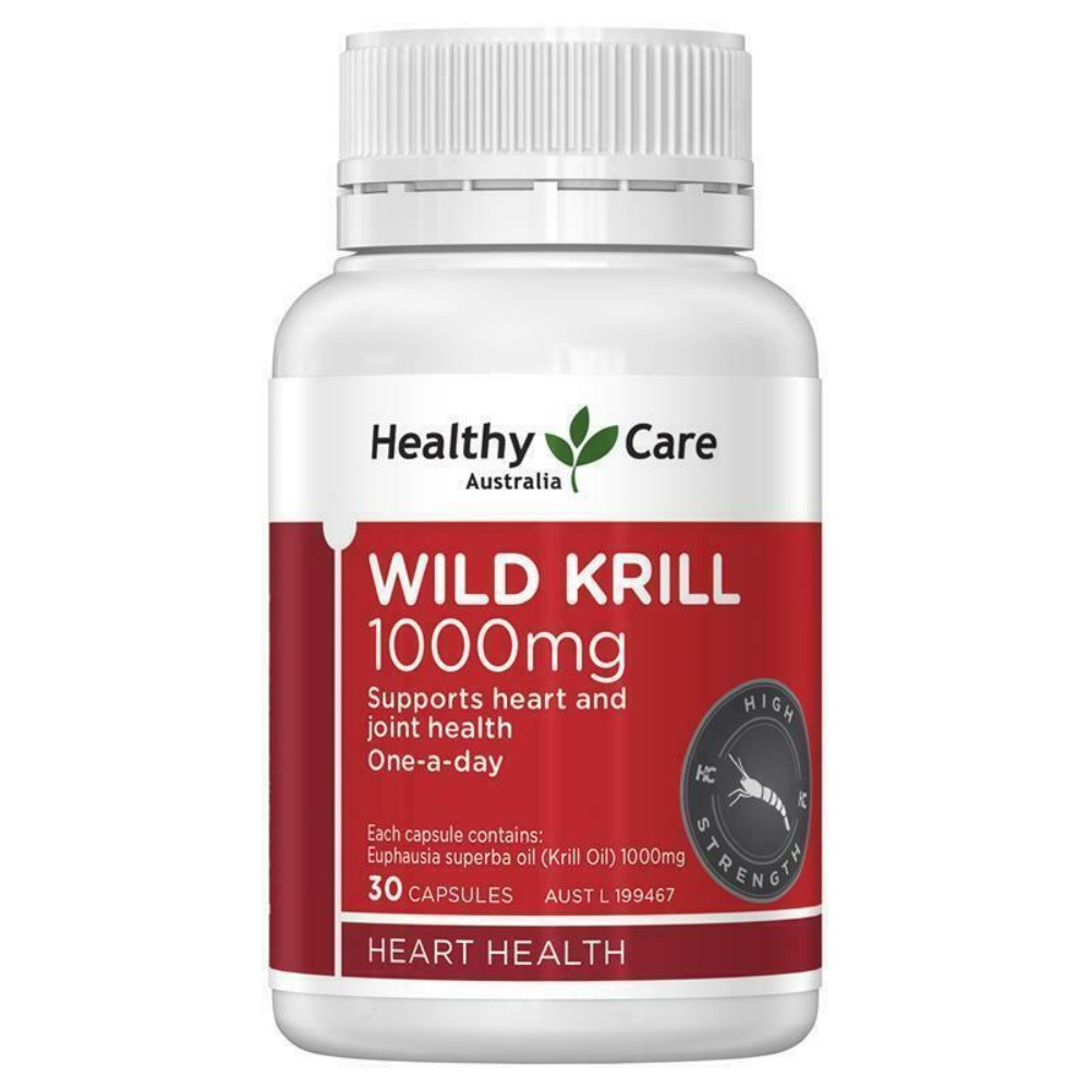 헬씨케어 <b>레드 크릴 오일 1000mg</b> 30정