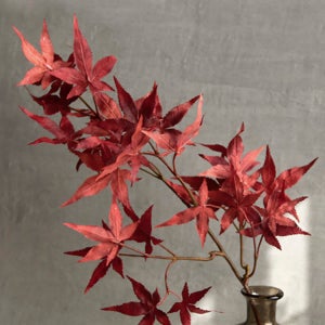 메이플 단풍 나무 가지 나뭇잎 실크 플라워 가을 인테리어 조화 장식 소품