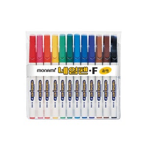 모나미 네임펜세트(12색)/사무용품 필기구