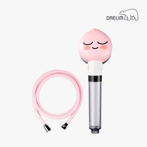 대림바스 카카오프렌즈 어피치 필터 샤워기+복숭아 샤워줄 세트