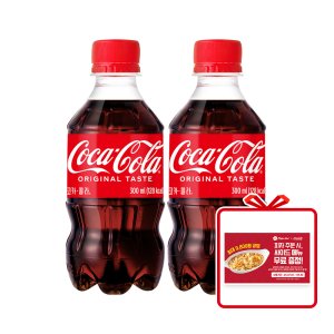 (공식) 코카-콜라 PET 300ml 24개 + 피자헛 사이드 쿠폰 (옵션선택)