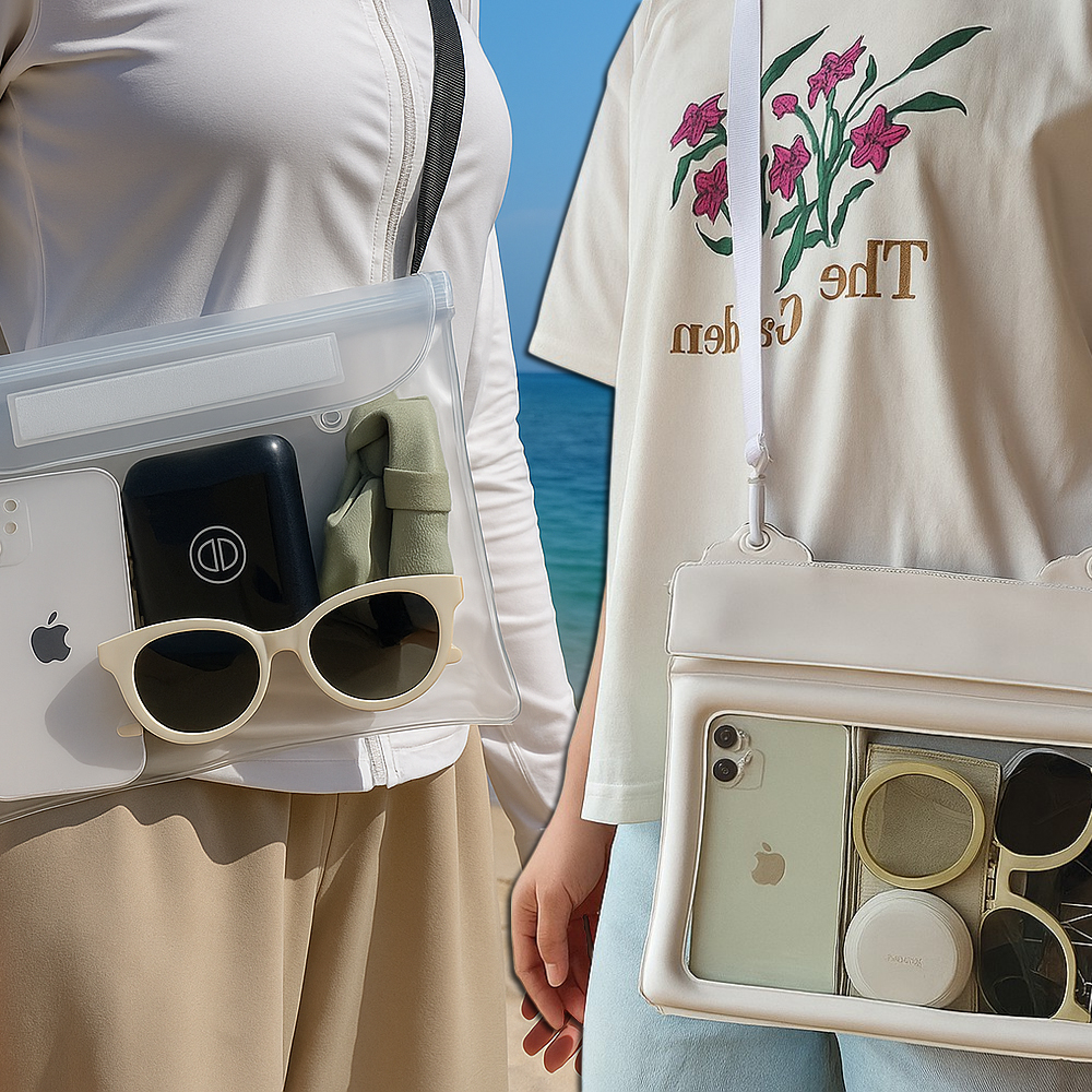 워터밤 대형 옆 가방 흠뻑쇼 큰 방수팩 물놀이 핸드폰 스마트폰 워터파크 방수 힙색