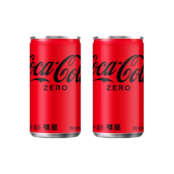 코카콜라직영몰 코카-콜라 제로 CAN 190ml 30개