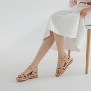 르디아 웨지힐 스트랩 샌들 5cm