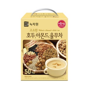 녹차원 호두아몬드율무차 50스틱