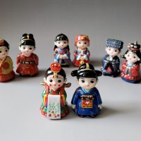 한국 전통 한복인형 홈스테이 외국인선물