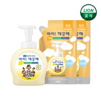 아이깨끗해 순 490ml 용기 x 1개 + 450ml 리필 x 2개 / 거품형 손세정제