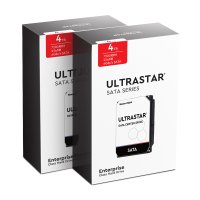 공식인증점 WD ULTRASTAR HC310 4TB 7200RPM 2PACK HDD 울트라스타 4테라 하드디스크 2패키지 CMR 무상 3년 나스용 HUS726T4TALA6L4