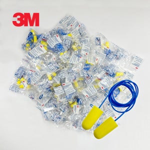 3M Taperfit2 이어플러그 끈있는 테이퍼형 폼귀마개 작업용 옐로우, 50쌍
